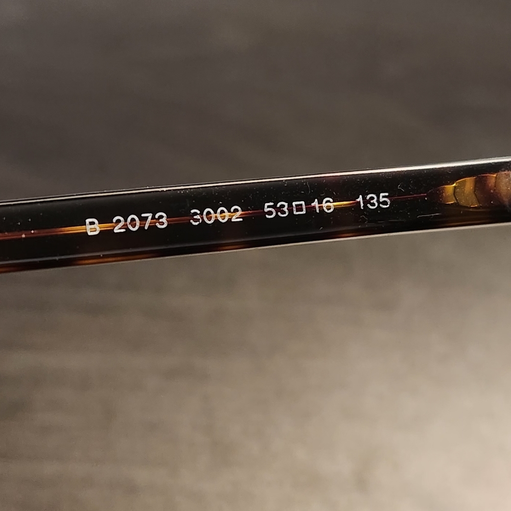 Authentic Burberry B2073 3002 Eye Glasses 53/16 135 - Picture 6 of 6